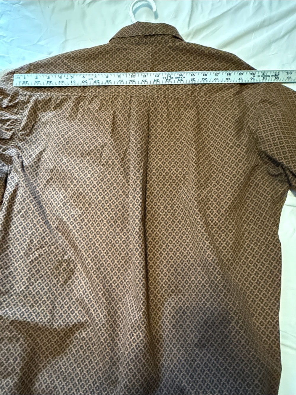 Cinch Men's Brown Geometric Button-Down Shirt Size XL - Picture 9 of 9